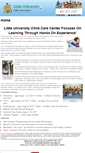 Mobile Screenshot of littleuniversity.org